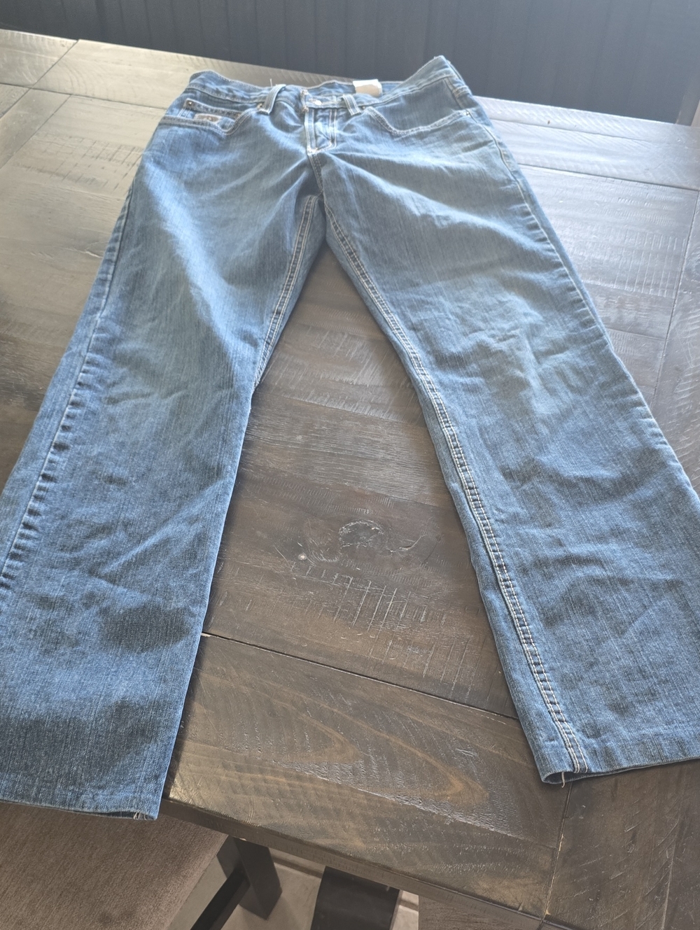 Mens Cinch Straight Leg Denim. Vguc. 27x30.5 Altered